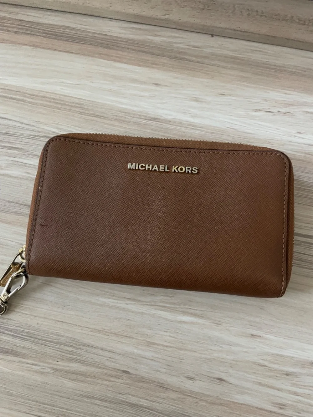 MK Brown Wristlet